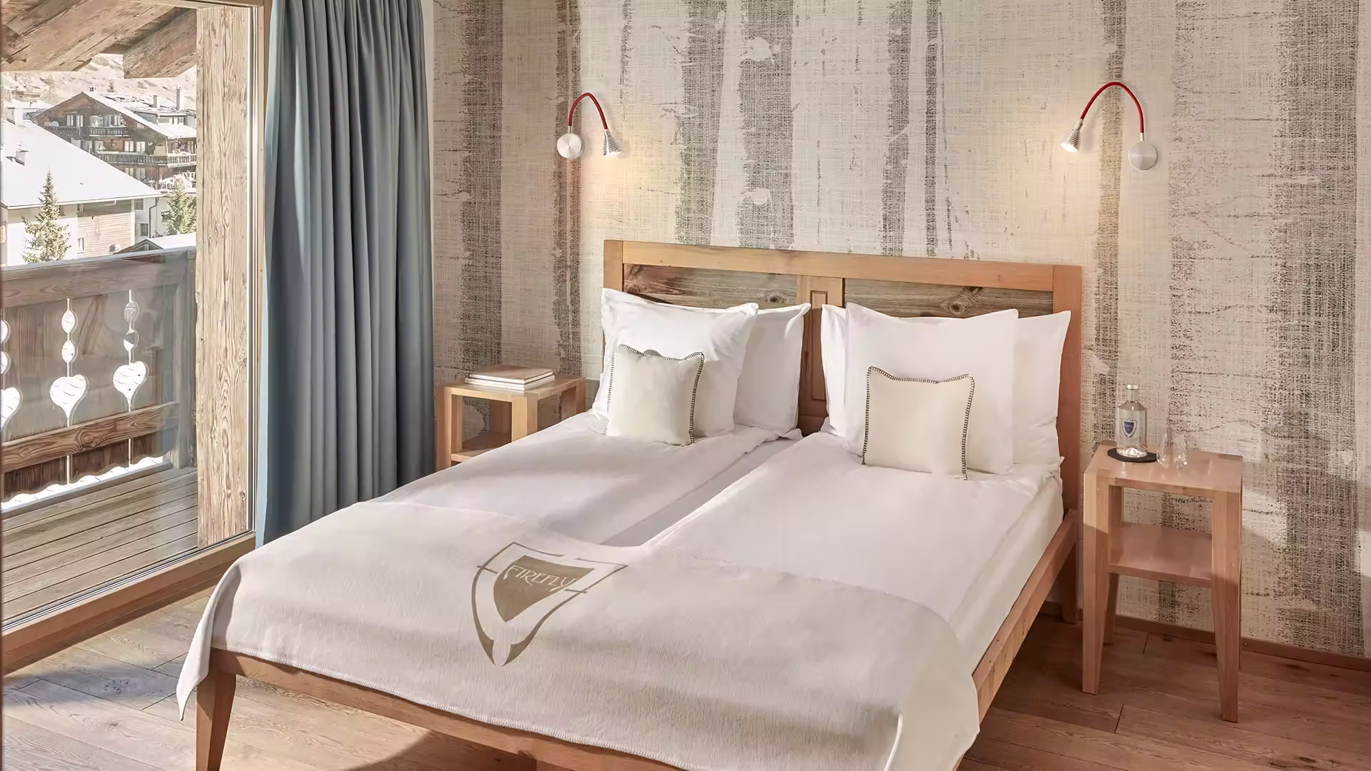 Chalet Suite Bedroom Hotel Firefly Zermatt Switzerland